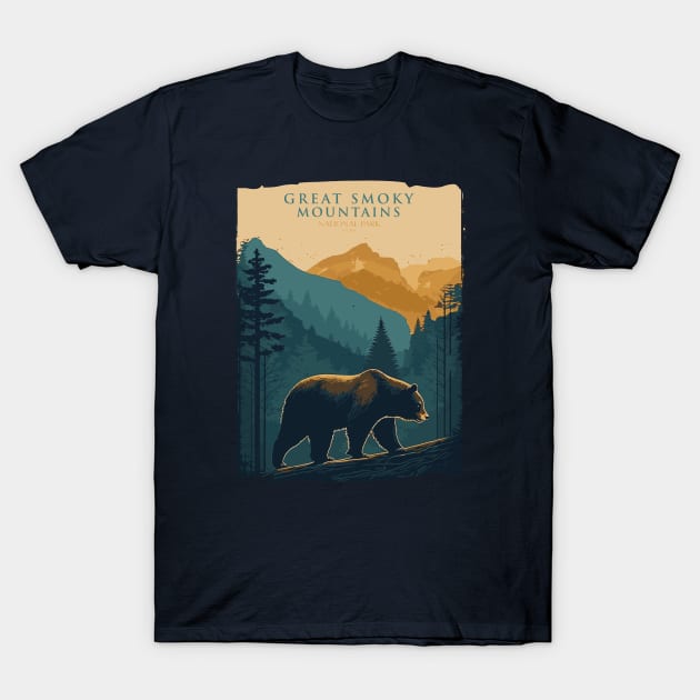 Great Smoky Mountains National Park T-Shirt by Wintrly